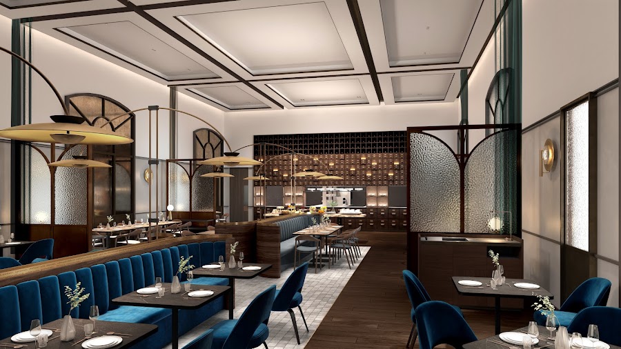 Editorial restaurant image stand-in for Penny Blue