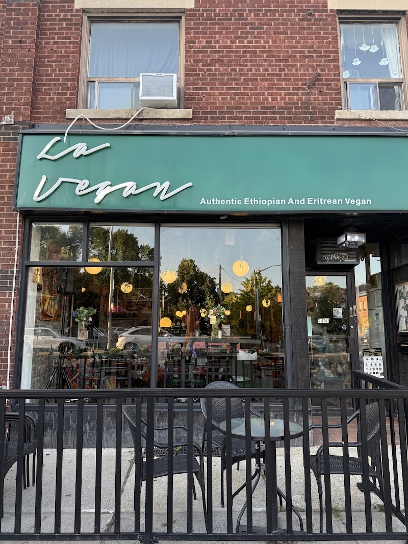Editorial restaurant image stand-in for La Vegan Ethiopian & Eritrean Vegan Cuisine