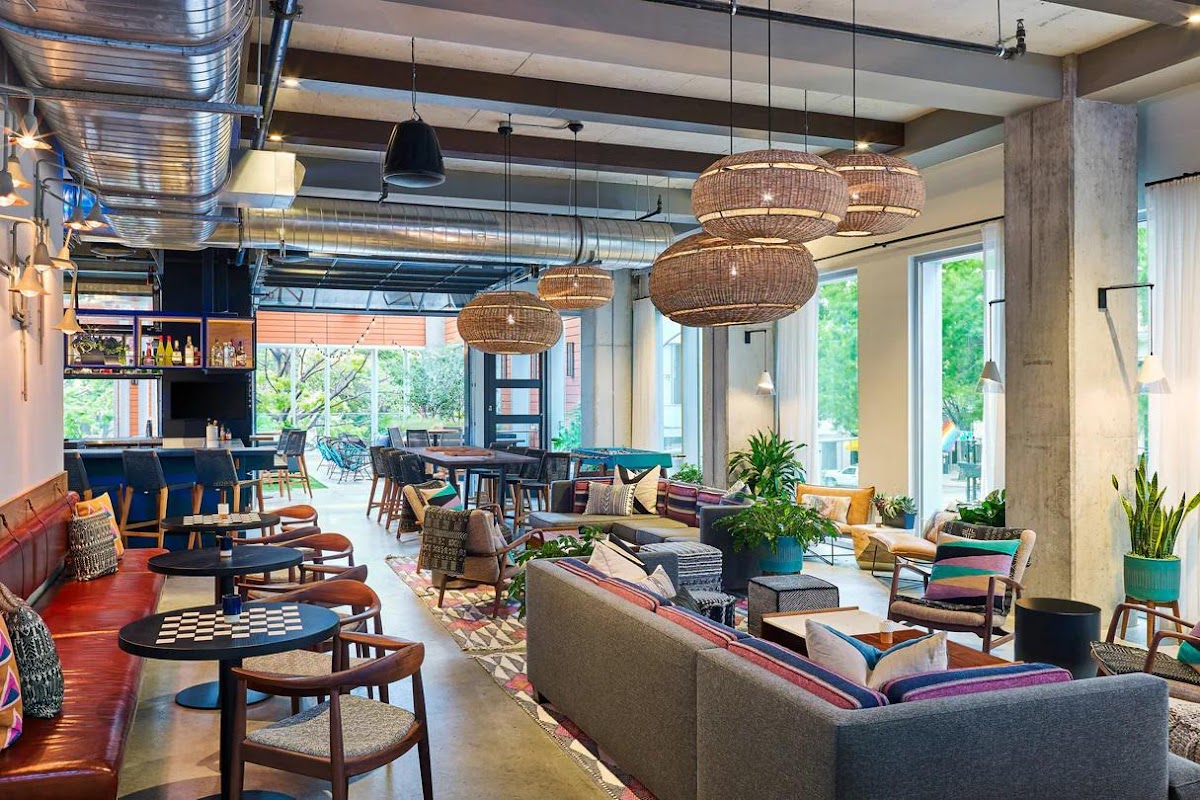 Editorial restaurant image stand-in for Upstairs at Caroline