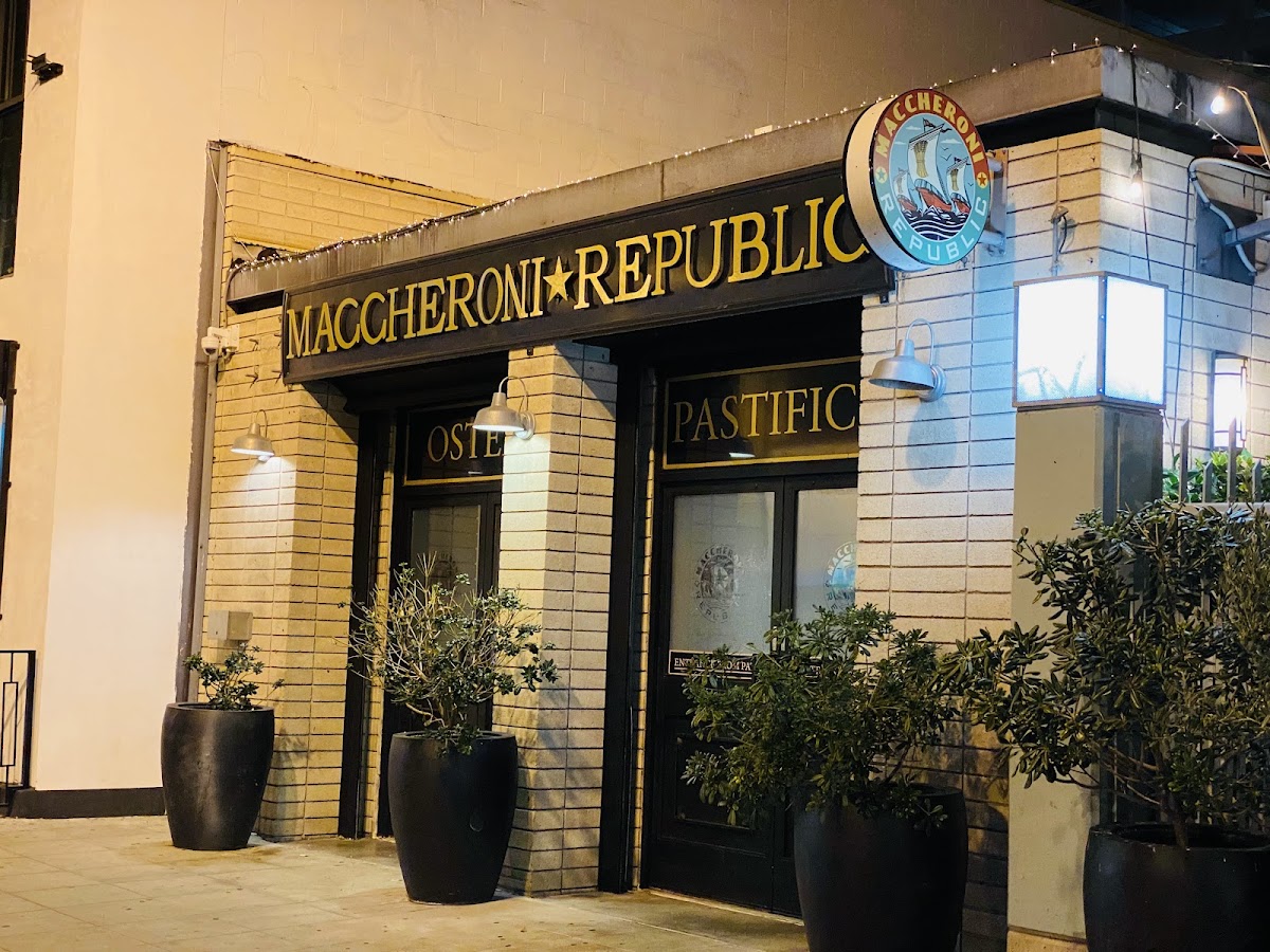 Editorial restaurant image stand-in for Maccheroni Republic