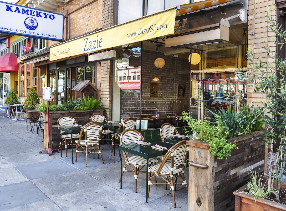 Editorial restaurant image stand-in for Zazie