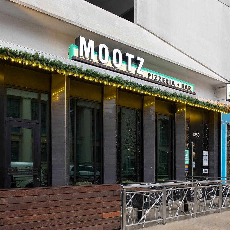 Editorial restaurant image stand-in for Mootz Pizzeria + Bar