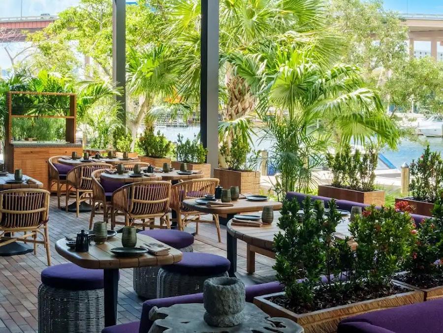 Editorial restaurant image stand-in for Tanuki River Landing