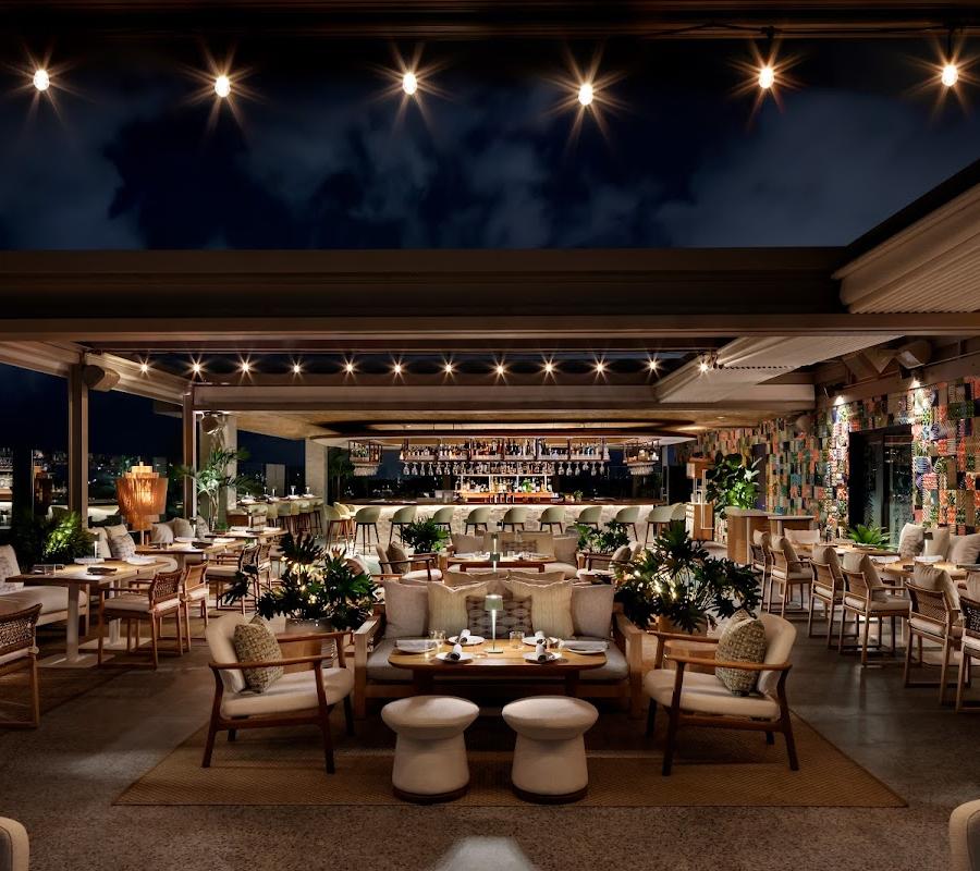 Editorial restaurant image stand-in for Level 6 Rooftop Restaurant Miami