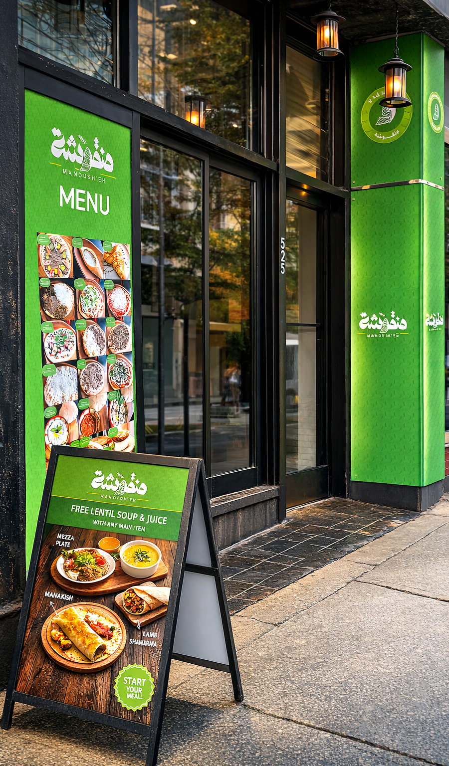 Editorial restaurant image stand-in for Manoush'eh
