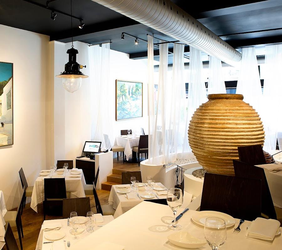Editorial restaurant image stand-in for estiatorio Milos Montreal