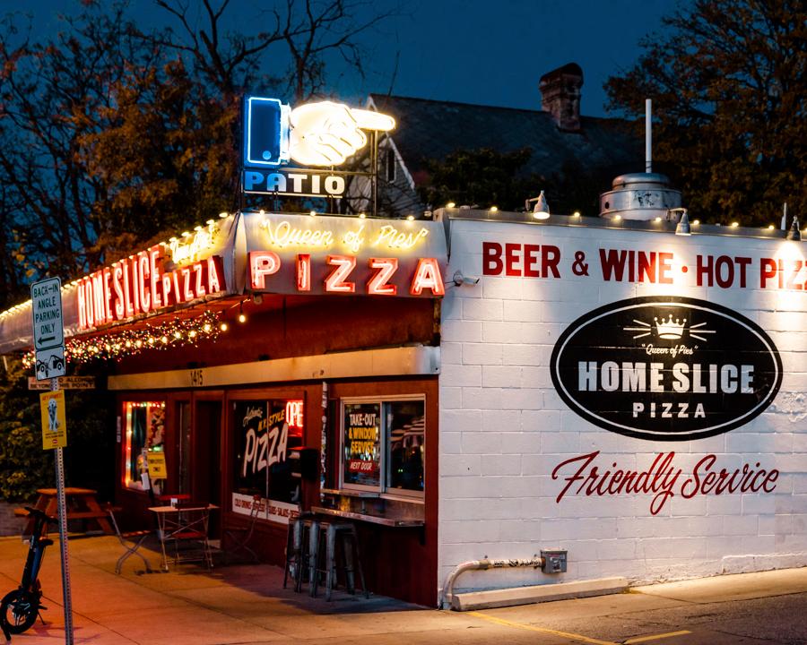 Editorial restaurant image stand-in for Home Slice Pizza