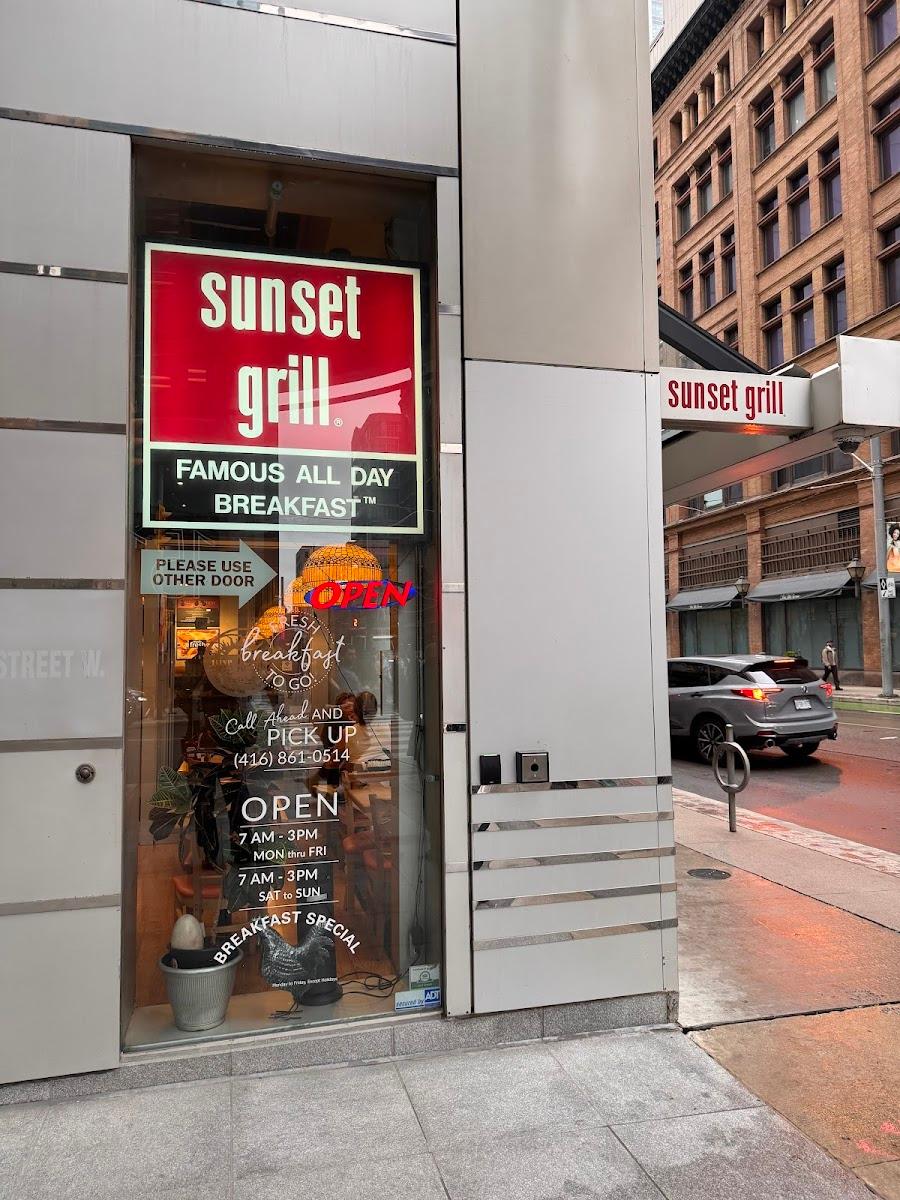 Editorial restaurant image stand-in for Sunset Grill
