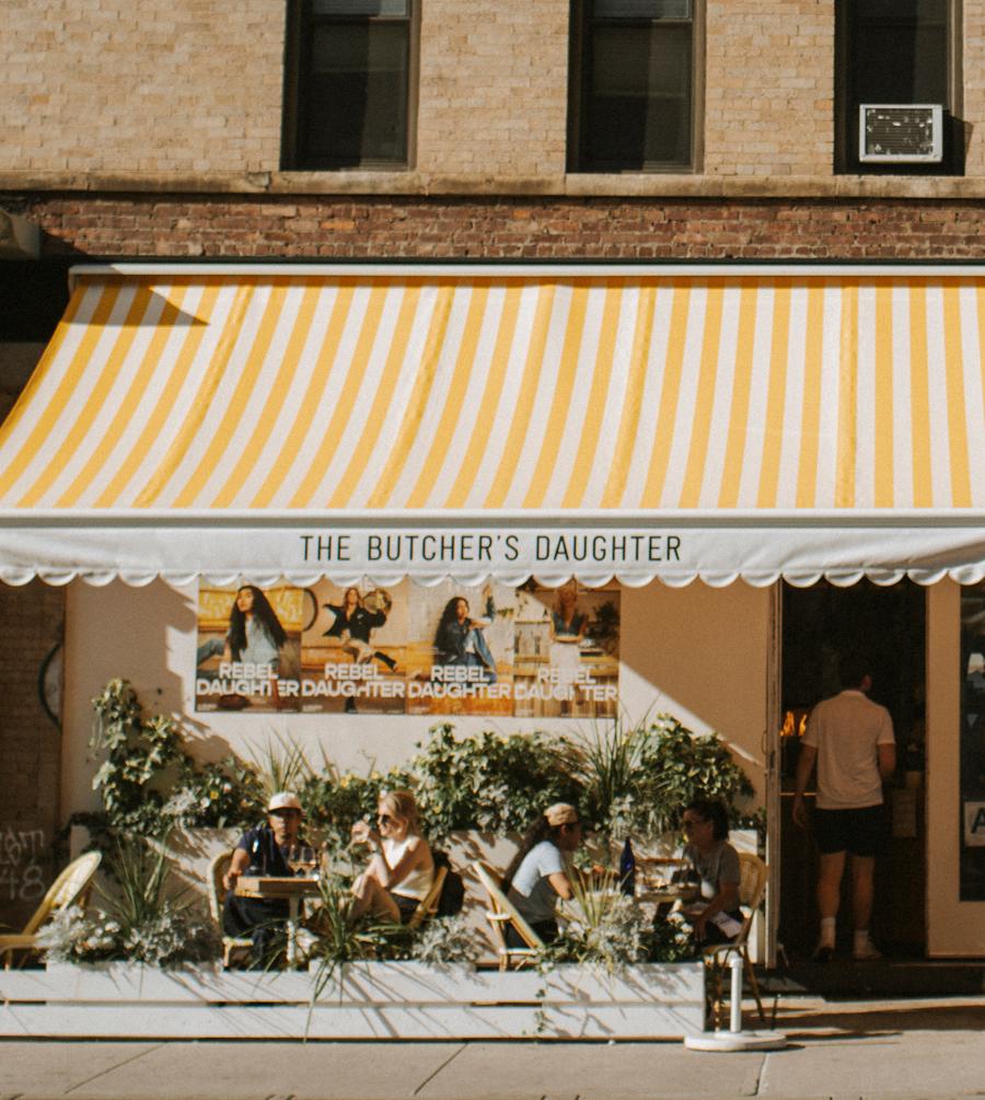 Editorial restaurant image stand-in for The Butcher's Daughter