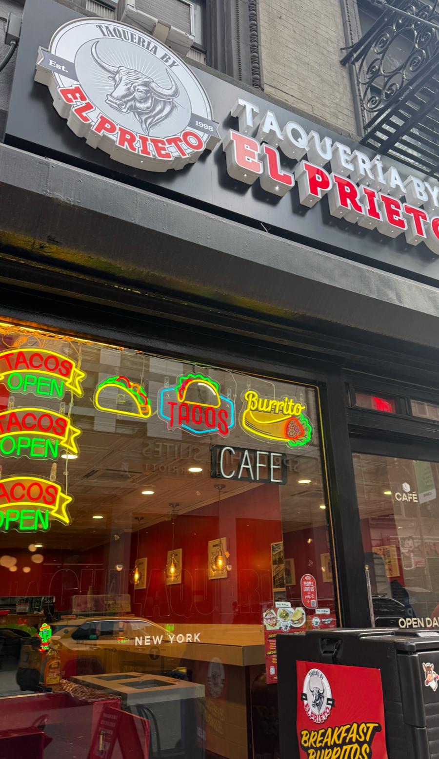 Editorial restaurant image stand-in for Taqueria by El Prieto NYC