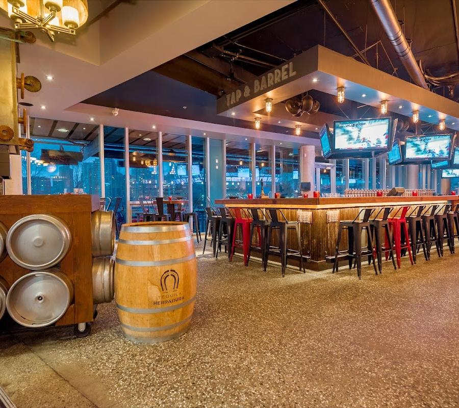 Editorial restaurant image stand-in for Tap & Barrel • Olympic Village