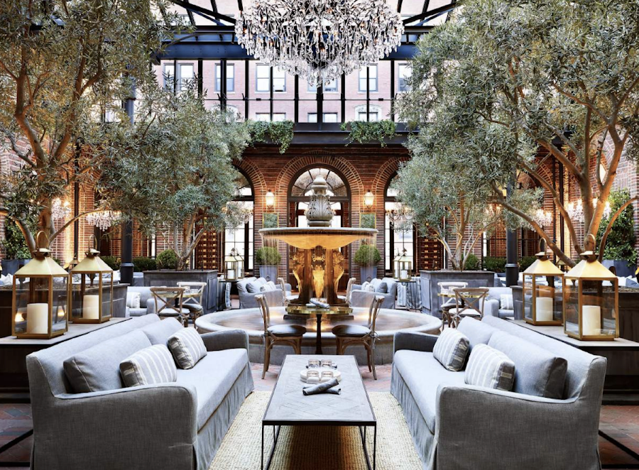 Editorial restaurant image stand-in for 3 Arts Club Cafe at RH Chicago
